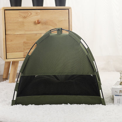 Nomad Pet Tent | Portable Cooling Camping Bed & Cozy Indoor Nest for Modern Homes