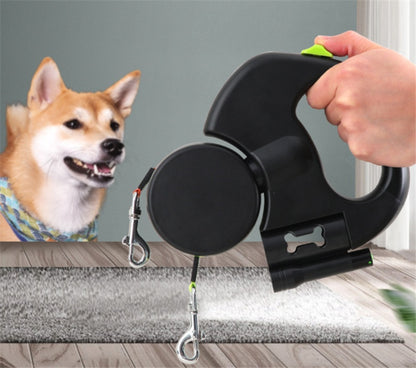 SmartNest™ innovative ring-shaped dual traction rope with a sleek, ergonomic circular handle for a stylish and comfortable pet-walking experience.
