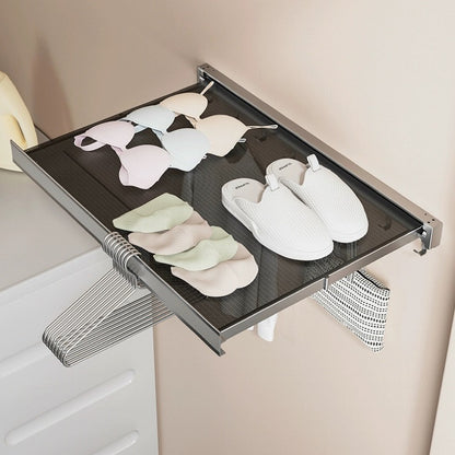 The Ultimate Balcony Hack: SmartNest™ Adjustable Folding Rack | Dry Shoes & Delicates Anywhere, Stress-Free!