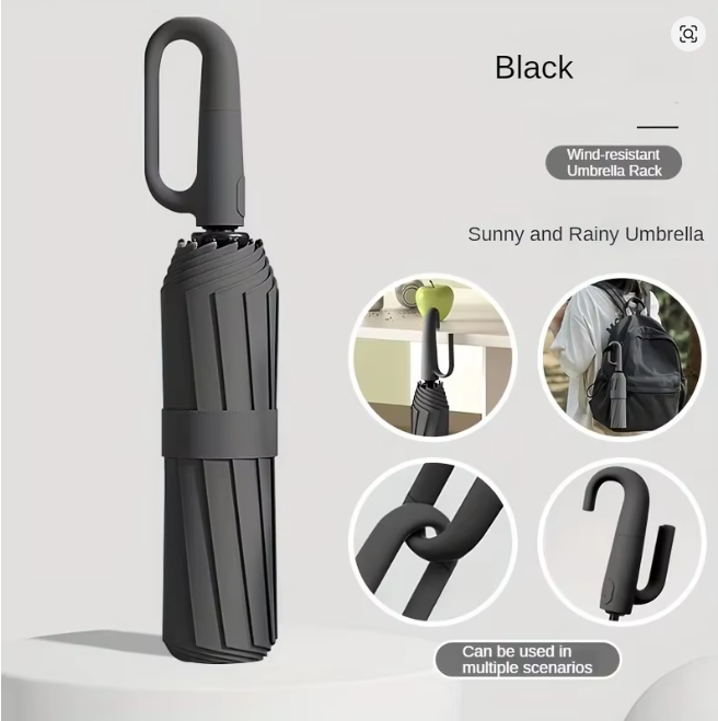 enlarged thickened fully automatic buckle UV umbrella sunny and rainy dual-use