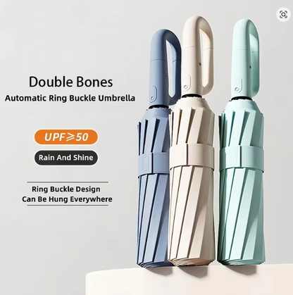 enlarged thickened fully automatic buckle UV umbrella sunny and rainy dual-use