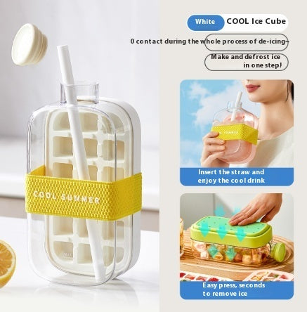 2 in 1 ice drink bottle, summer cold ice bottle