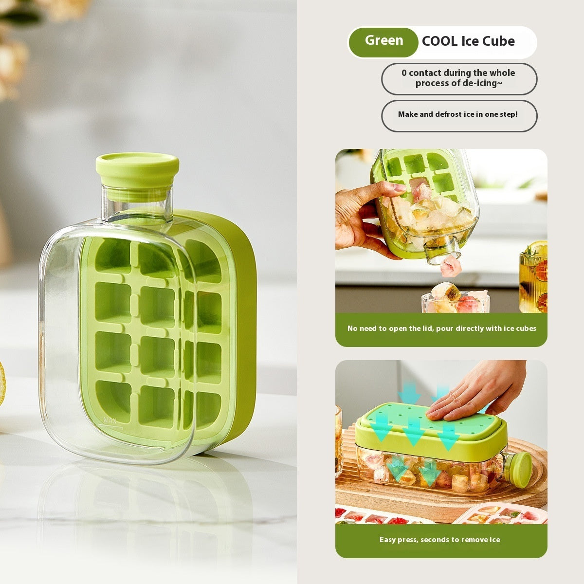 2 in 1 ice drink bottle, summer cold ice bottle