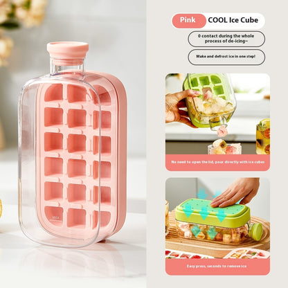 2 in 1 ice drink bottle, summer cold ice bottle