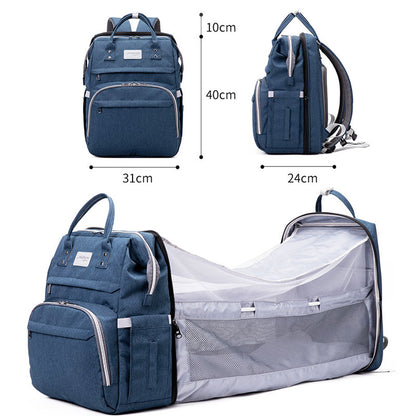 Multifunktionaler Wickelrucksack für die Mutterschaft