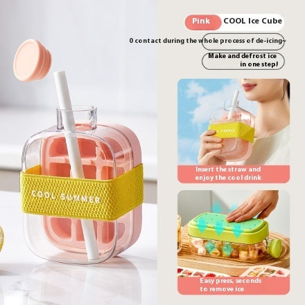 2 in 1 ice drink bottle, summer cold ice bottle