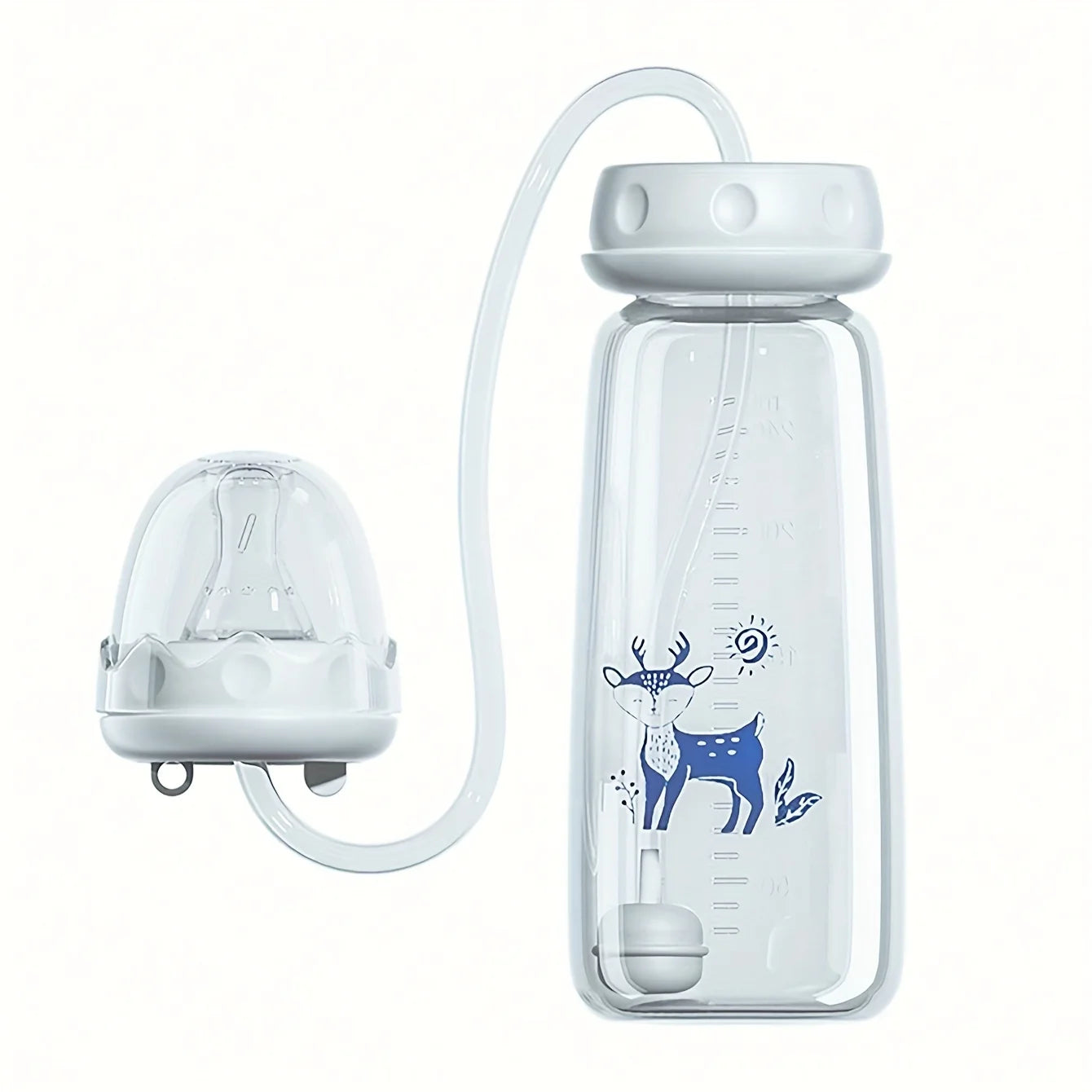 Parenting Without the Heavy Lifting: The Hands-Free Feeding Revolution 8oz/240ml hands free Baby Bottle