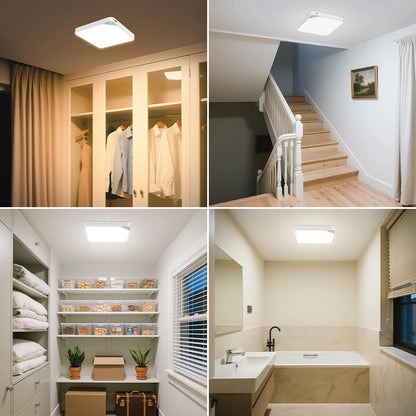 Rechargeable Wireless Motion Sensor Ceiling Light with Remote 