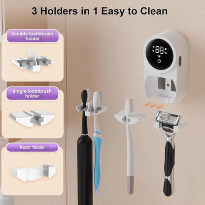 Toothbrush Holder Cleaner Holder/Dryer