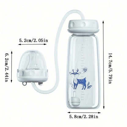 Parenting Without the Heavy Lifting: The Hands-Free Feeding Revolution 8oz/240ml hands free Baby Bottle