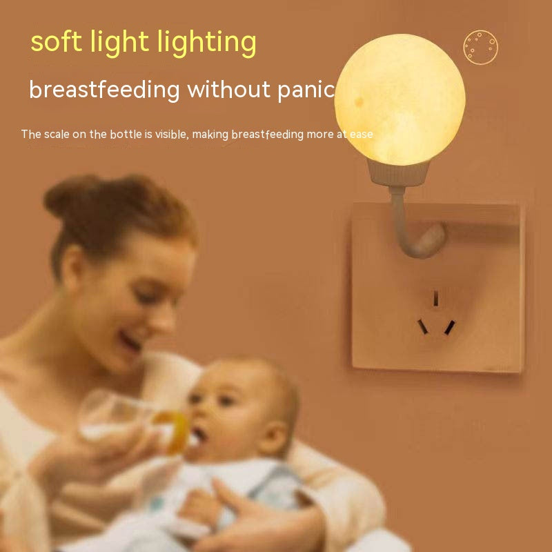 Smart Voice Control Moon Light - Minimalist Ambient Lighting for Bedside & Decor