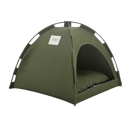 Nomad Pet Tent | Portable Cooling Camping Bed & Cozy Indoor Nest for Modern Homes