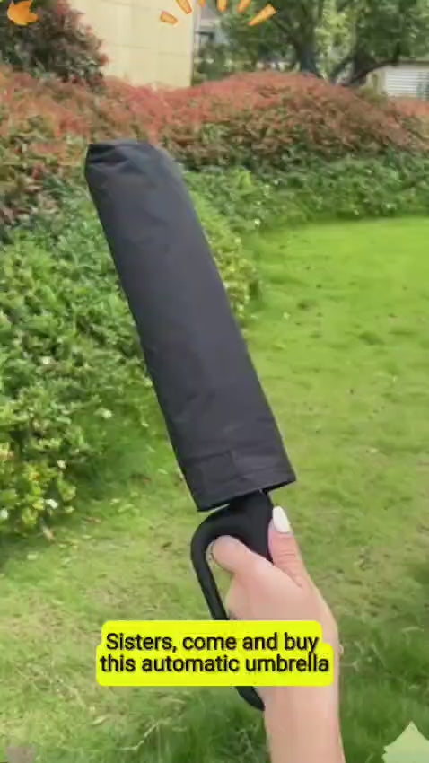enlarged thickened fully automatic buckle UV umbrella sunny and rainy dual-use