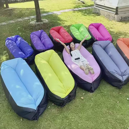 Inflatable Sofa Air Sofa Outdoor Supplies Portable Folding Camping, Boat, Family