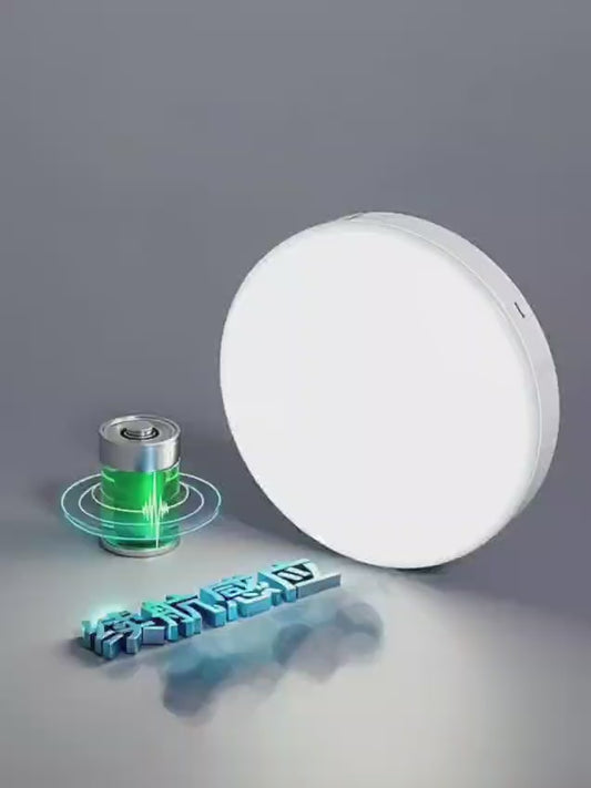 Rechargeable Wireless Motion Sensor Ceiling Light with Remote 